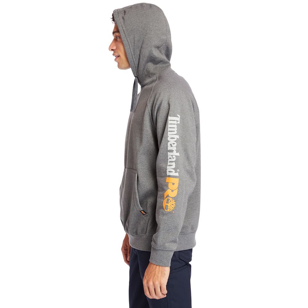 Timberland Φουτερ Ανδρικα Βαθυ Γκρι - Pro® Hood Honcho Sport Hoodie - Greece 8532079-LT